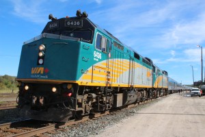 Train at the Hornepayne Station